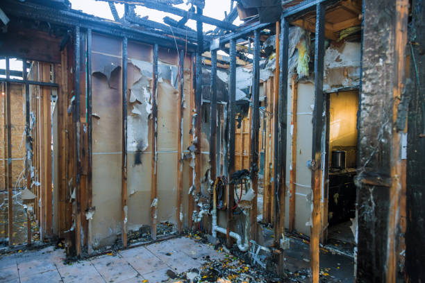 Professional Emergency Fire Cleanup technician working in Eldorado, TX